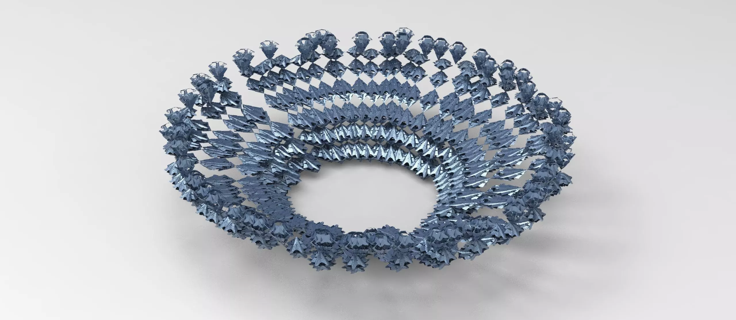 Sci fi swarm cave 3 Low-poly 3D model_0