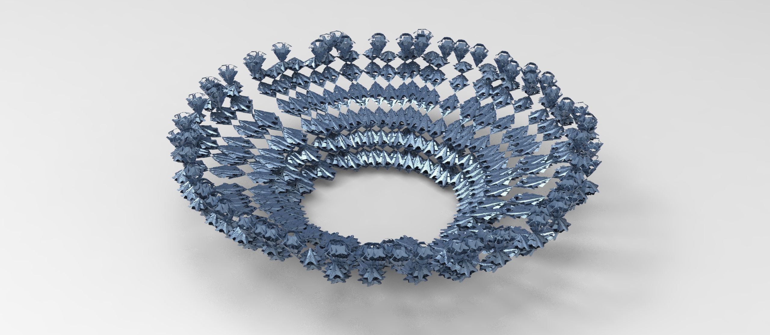 Sci fi swarm cave 3 Low-poly 3D model_1