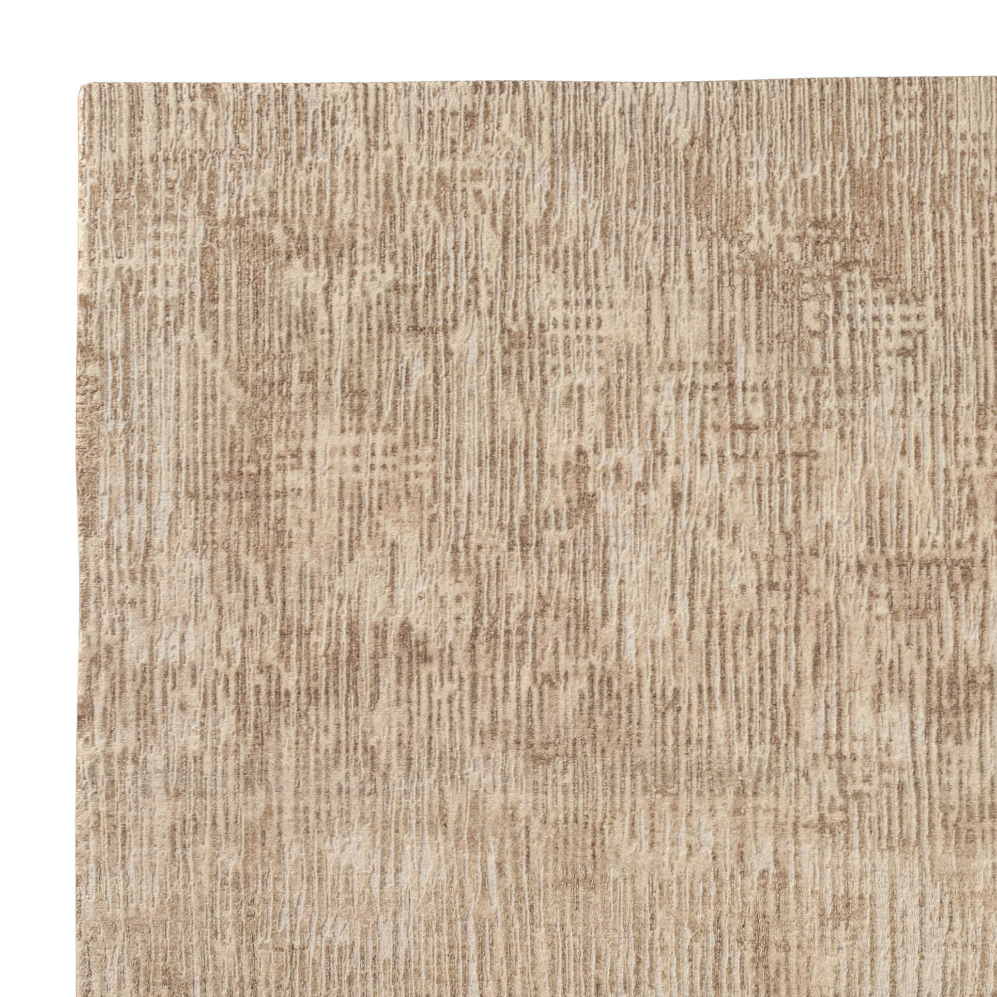 Leila Wool and Silk Rug Sand Camel 3D model_4