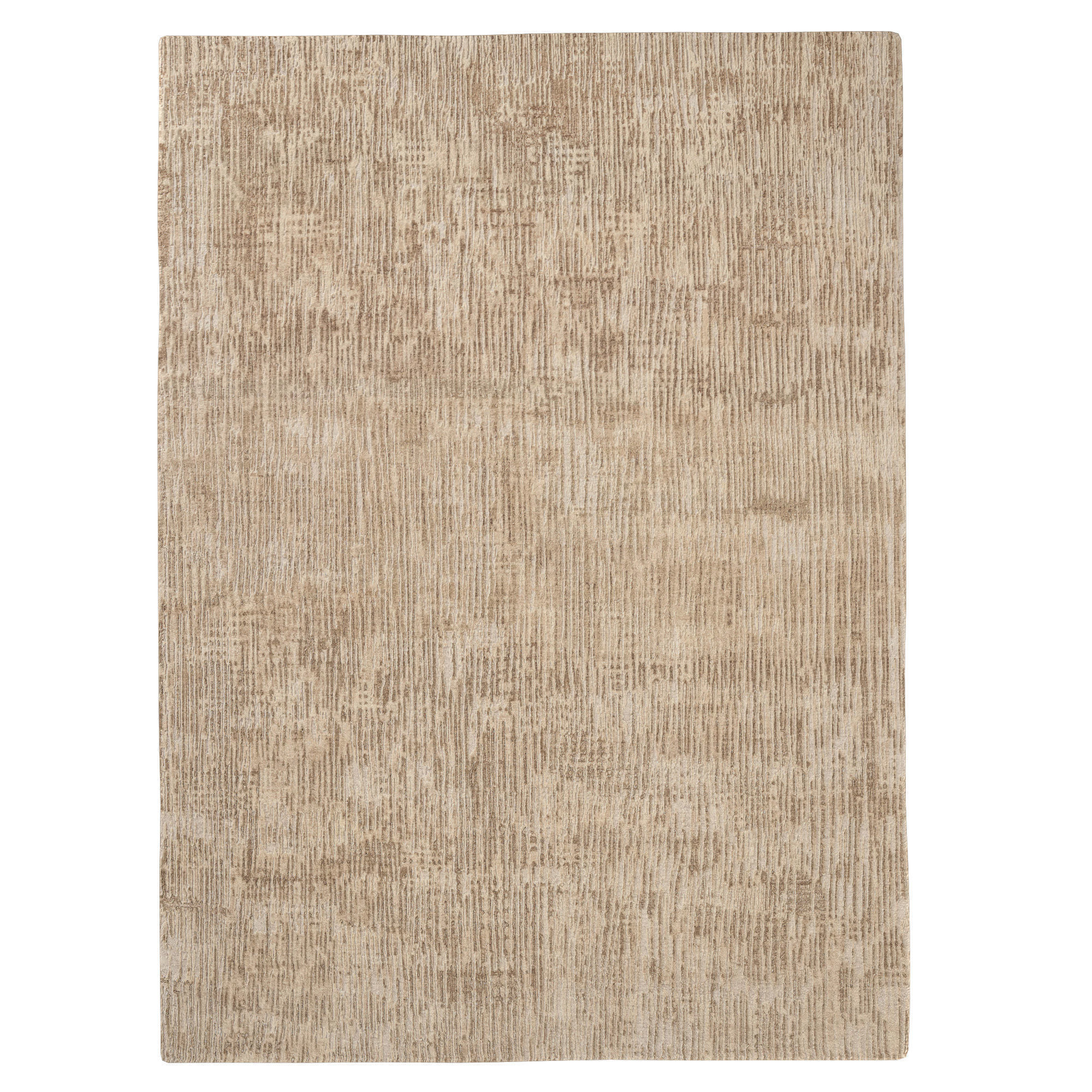 Leila Wool and Silk Rug Sand Camel 3D model_3