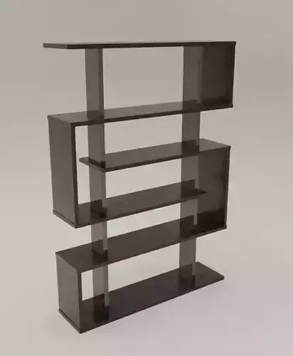 Book shelf furnitury 3D model 3D model