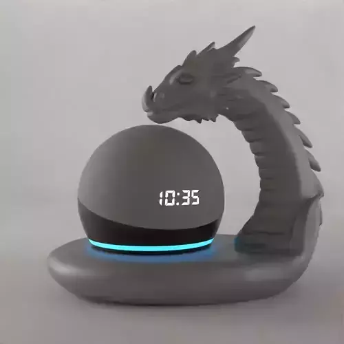 Dragon Organizer Echo Dot Holder and Stylish Decor 3D print model