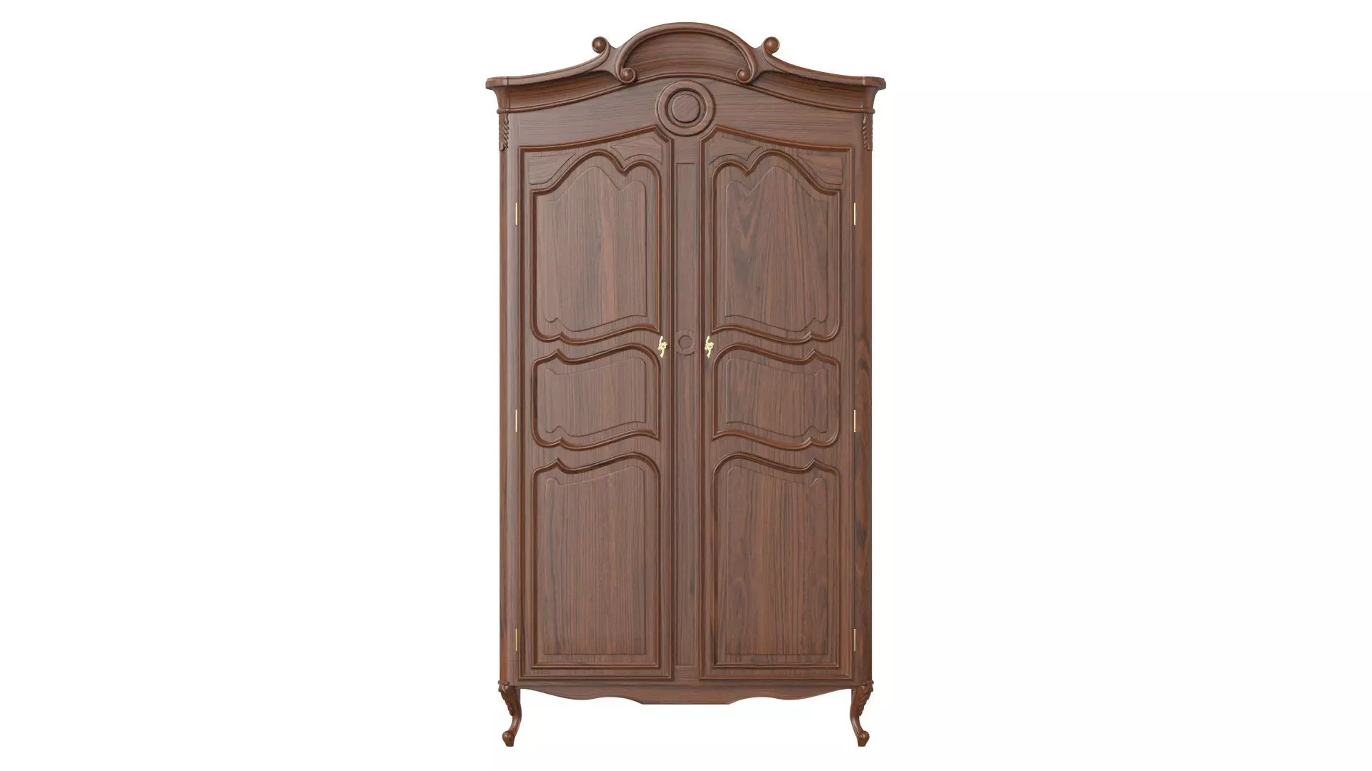 Wardrobe in classic style 1200 3D model_0