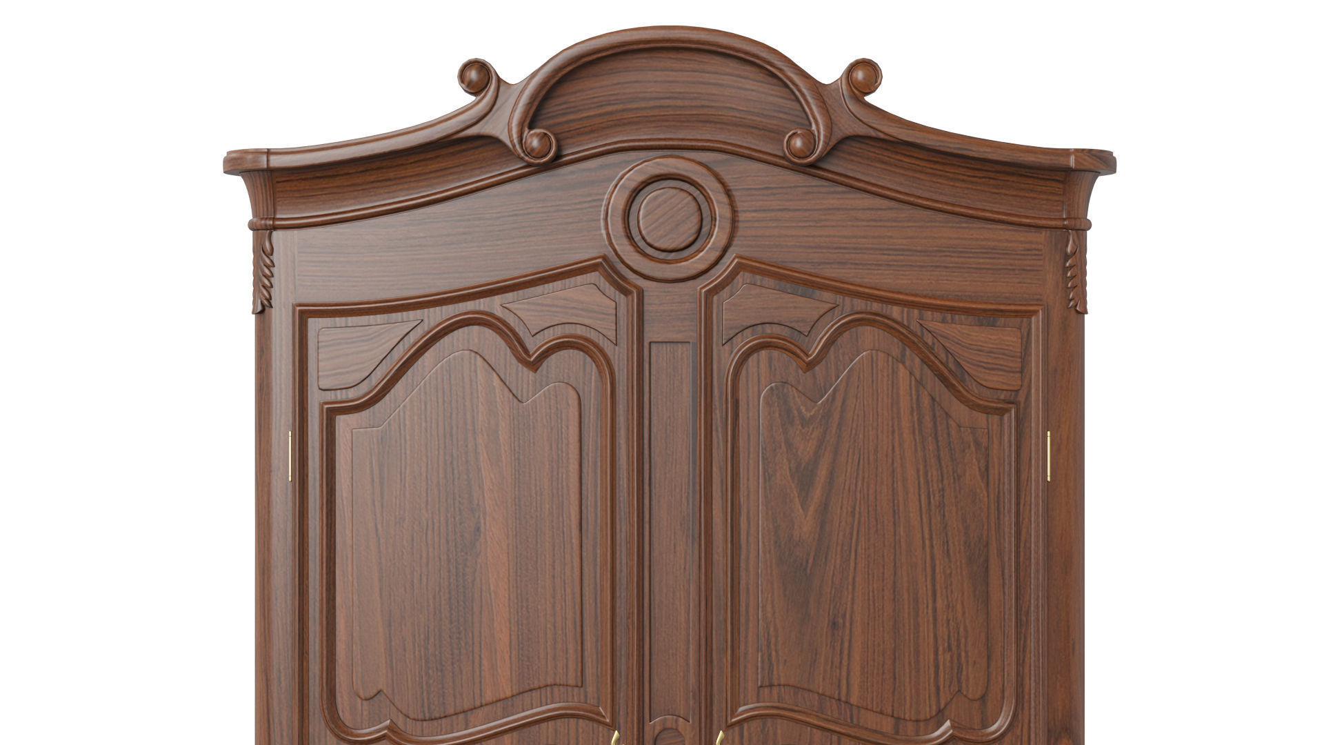 Wardrobe in classic style 1200 3D model_1