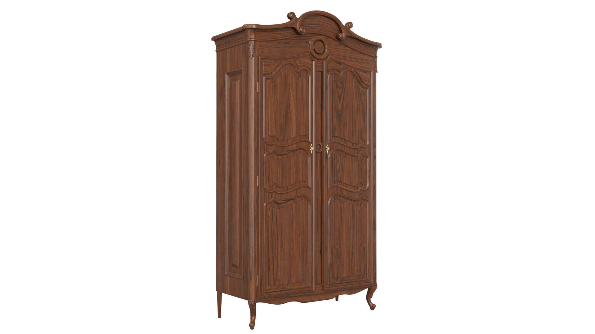 Wardrobe in classic style 1200 3D model_2