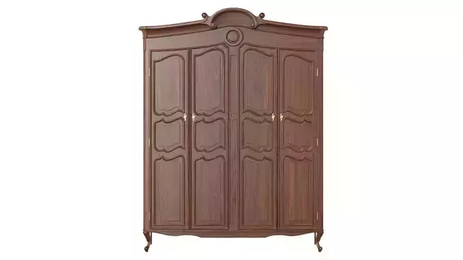 Wardrobe in classic style 1400