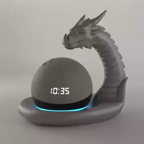 Dragon Organizer Echo Dot Holder and Stylish Decor 3D print model