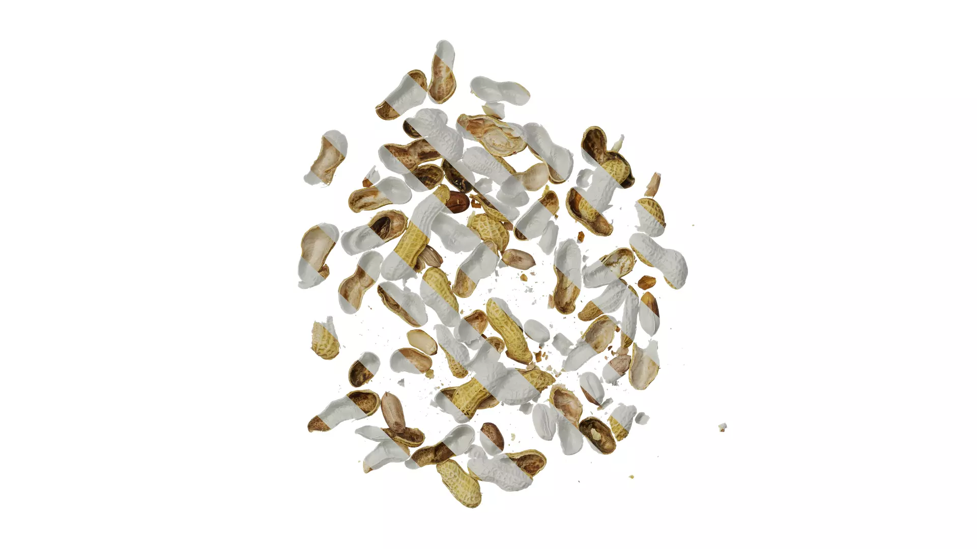 Anydrafts Scattered peanuts and peanut shells 01 Texture