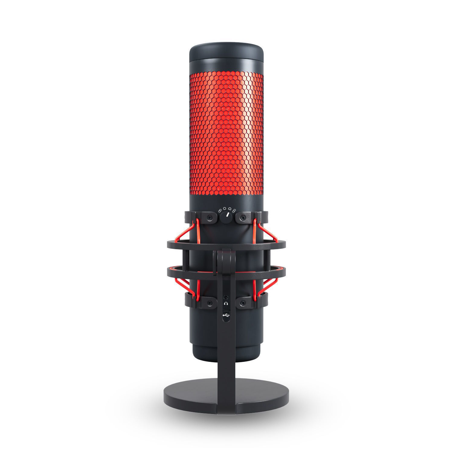 Microphone HYPERX QuadCast 3D model_1