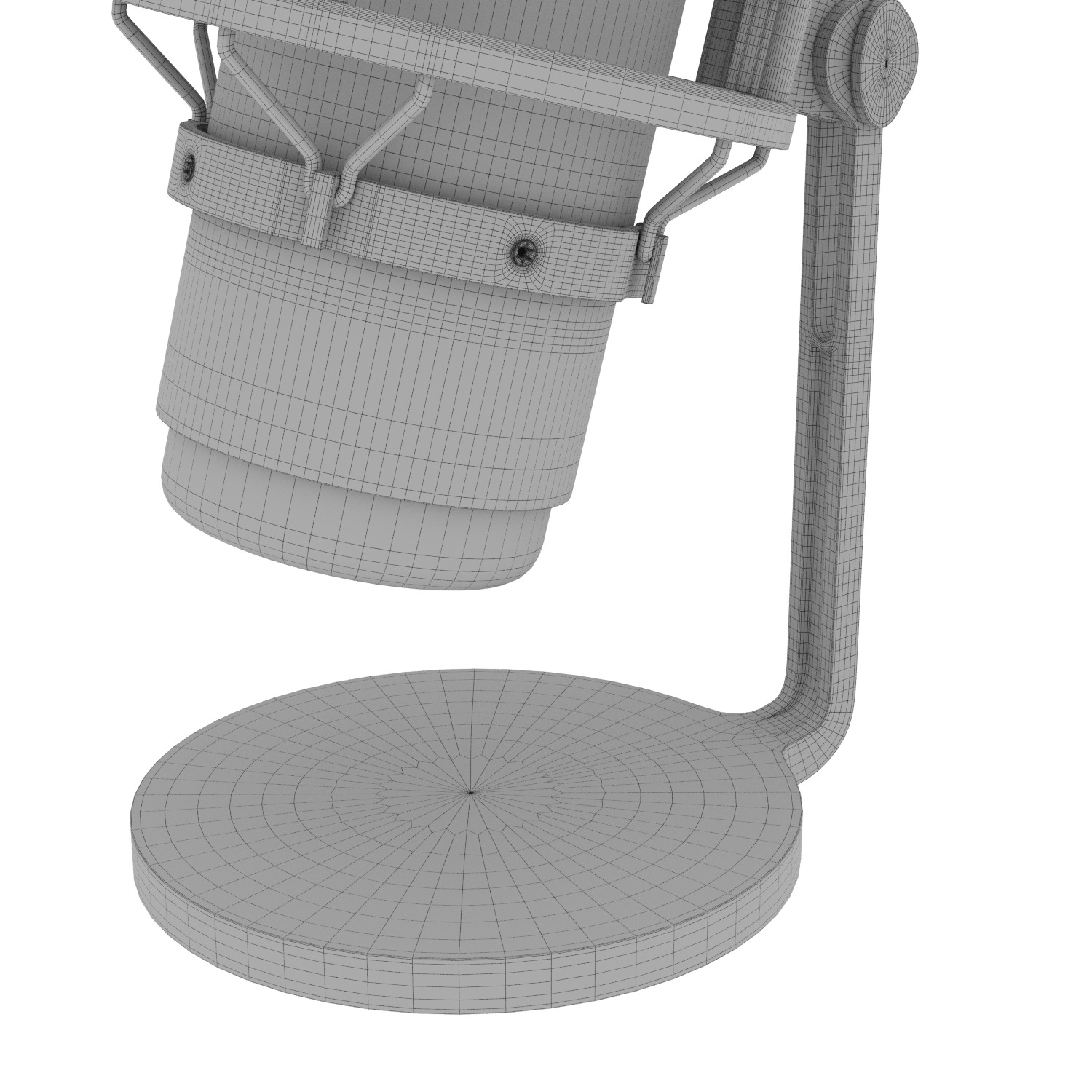 Microphone HYPERX QuadCast 3D model_5