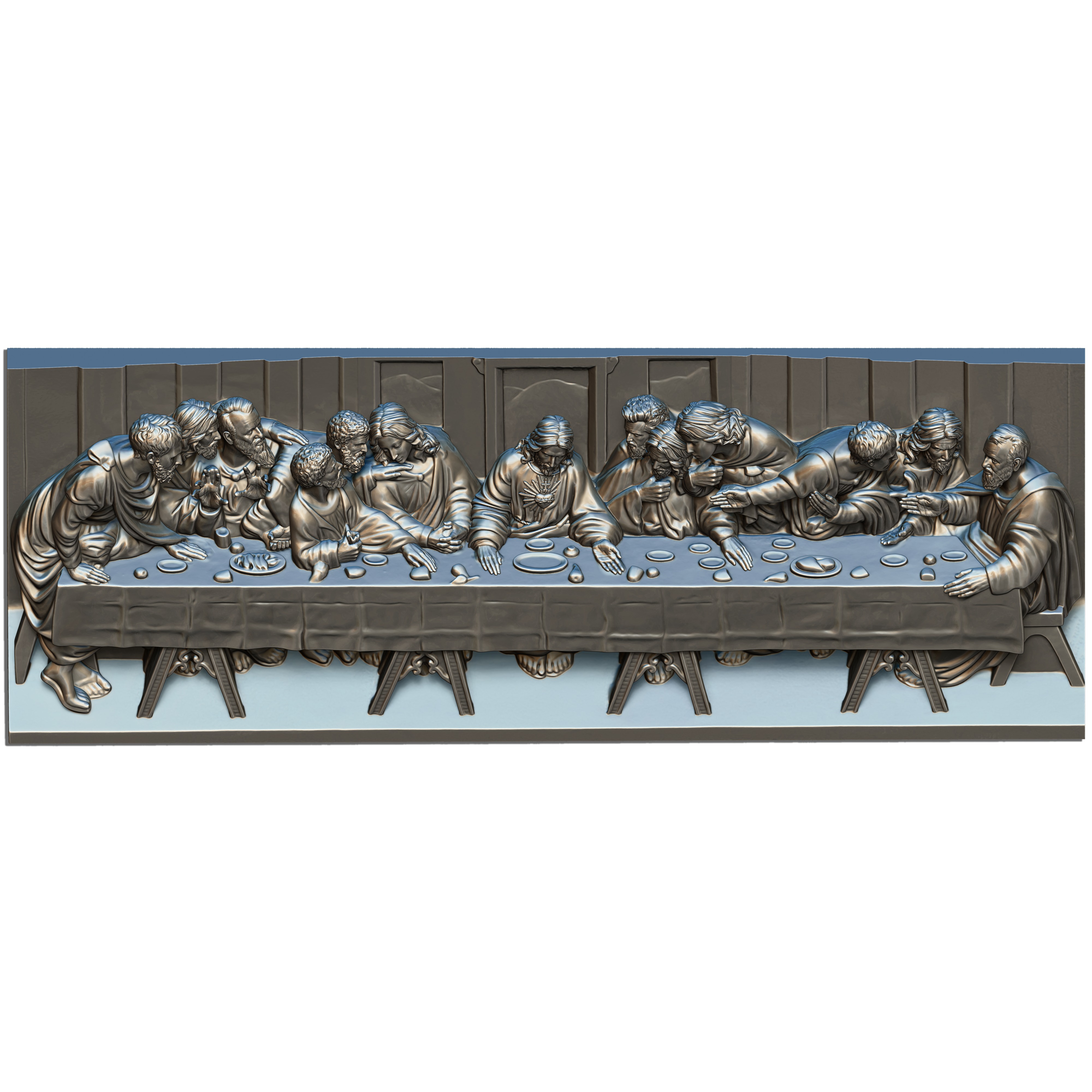 The Last Supper 3D print model_18