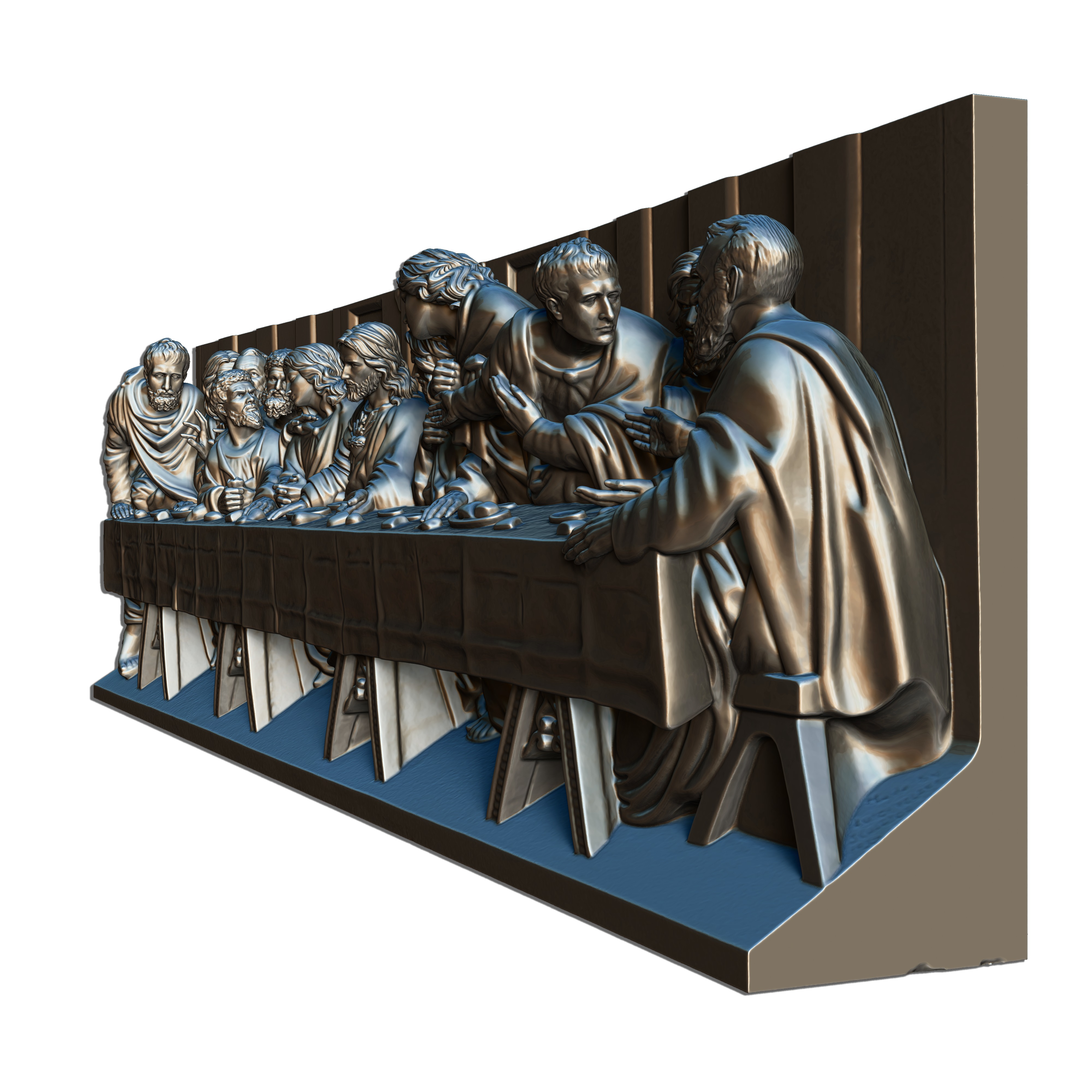 The Last Supper 3D print model_4