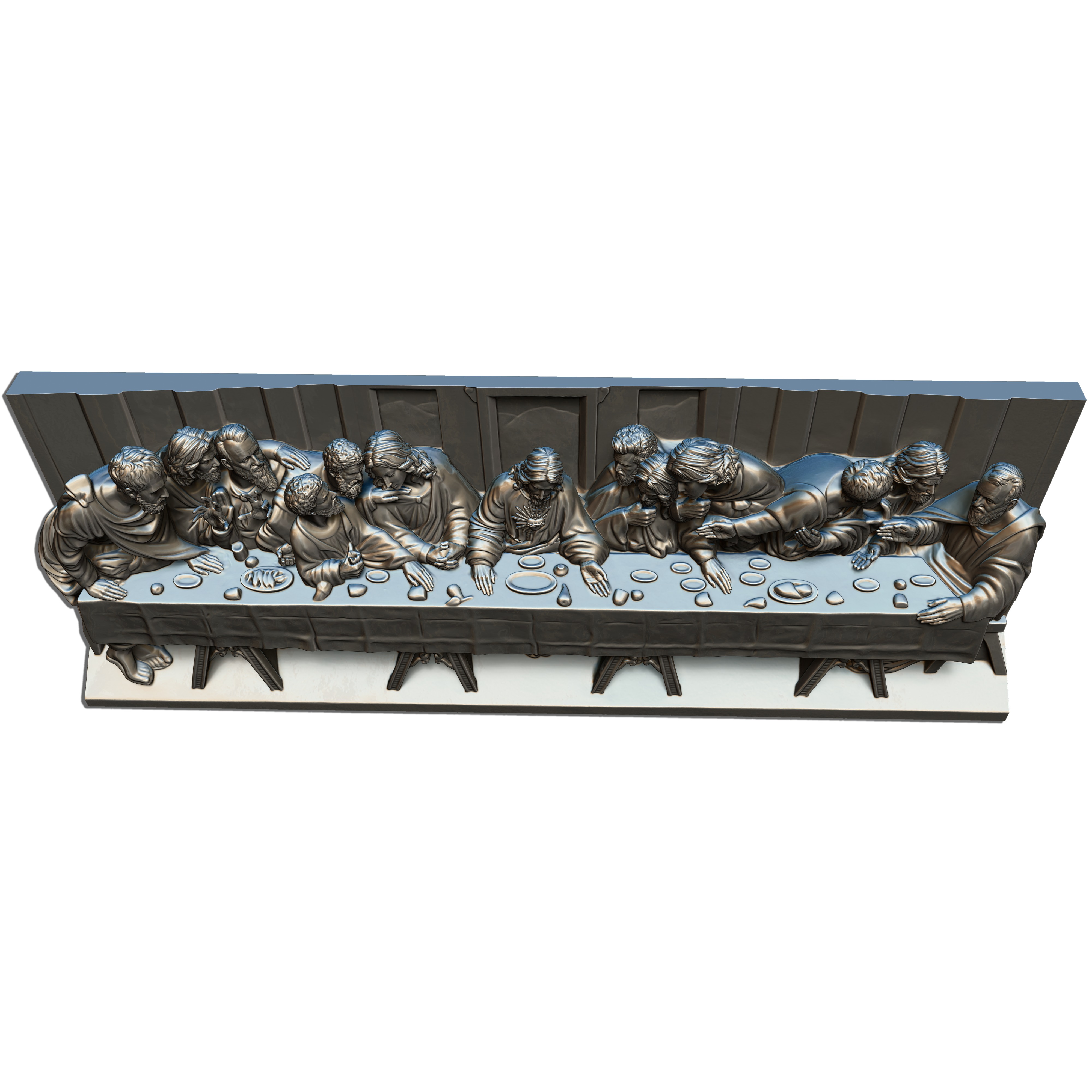 The Last Supper 3D print model_20