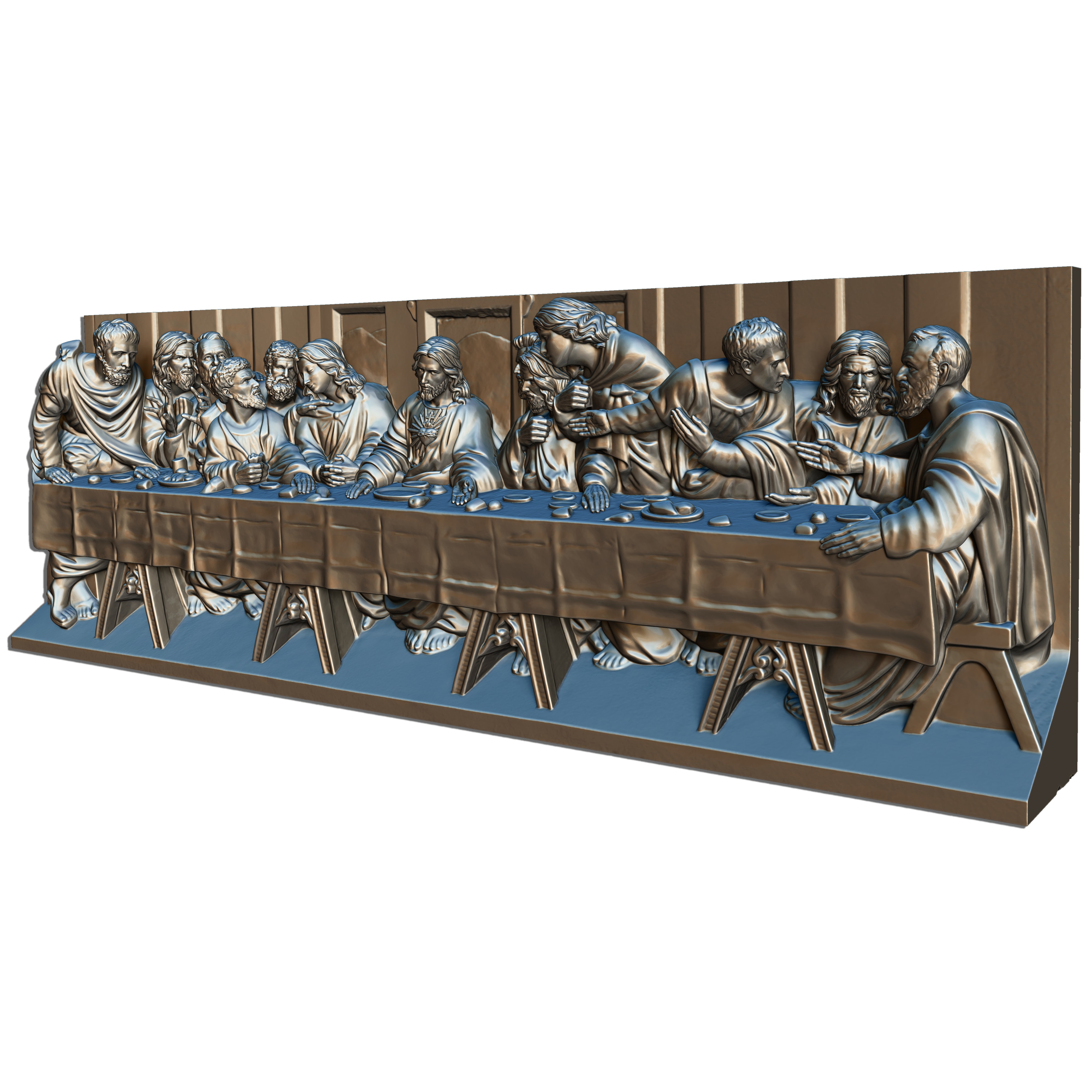 The Last Supper 3D print model_6