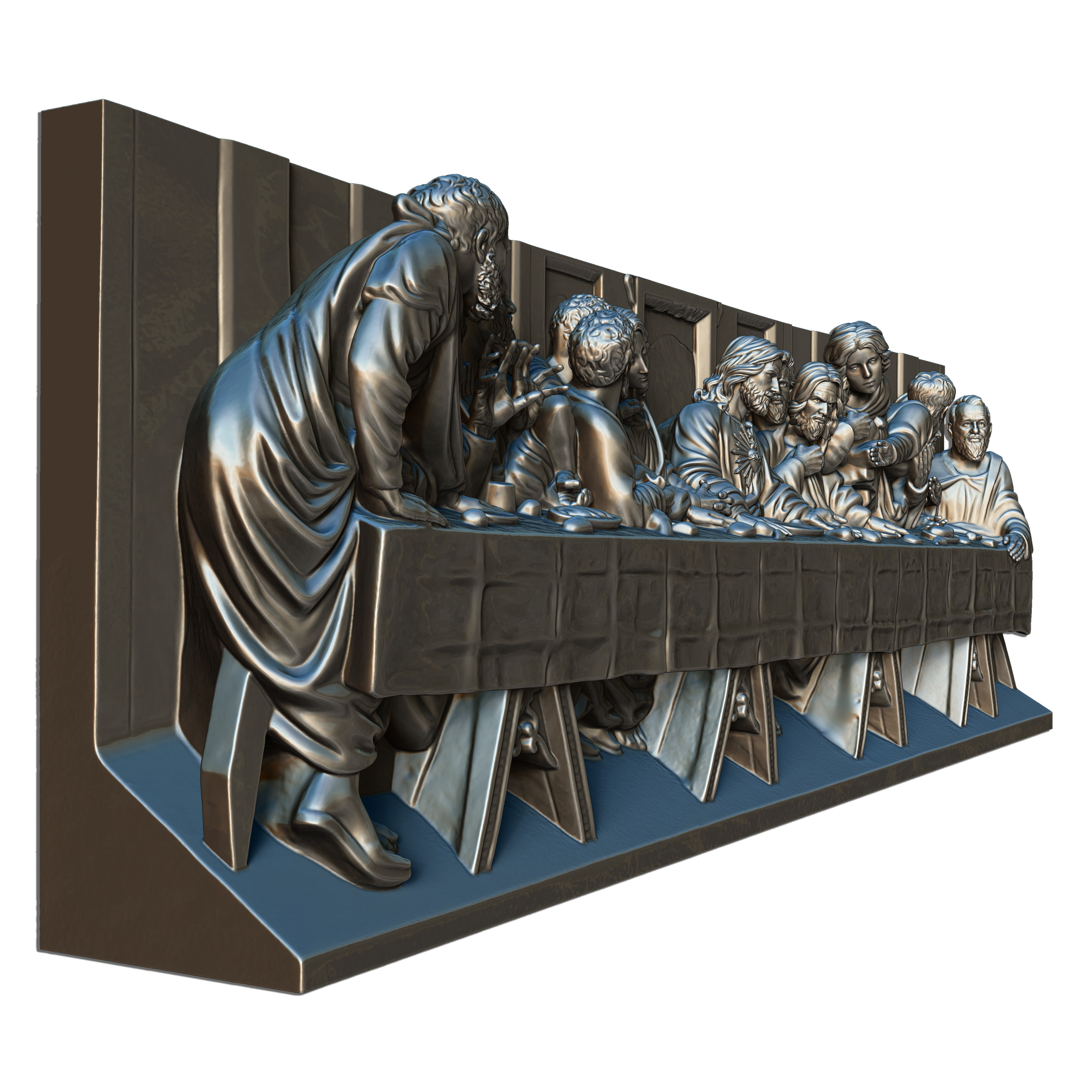 The Last Supper 3D print model_5
