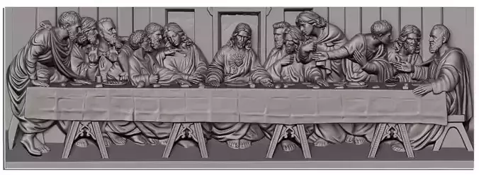 The Last Supper 3D print model