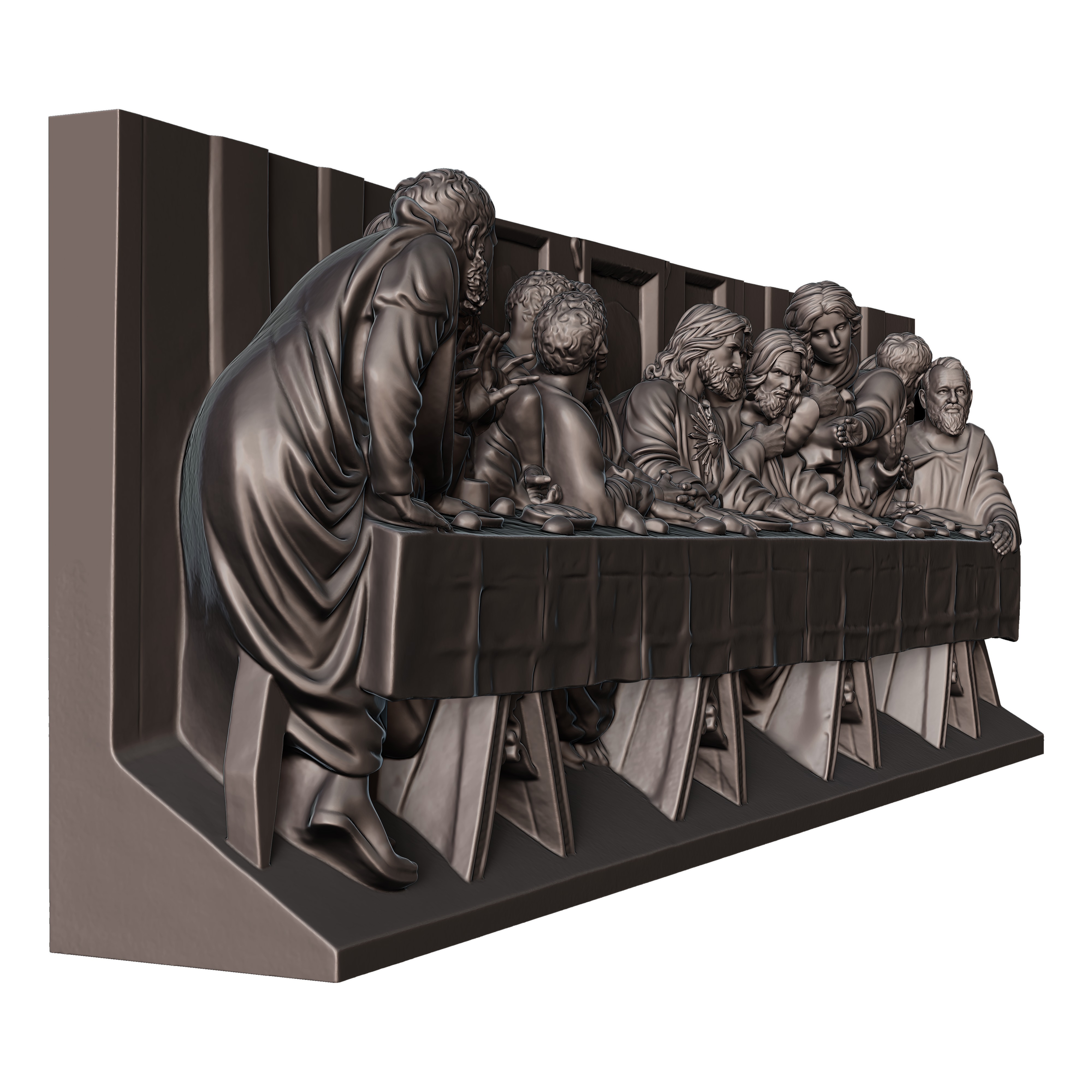 The Last Supper 3D print model_8
