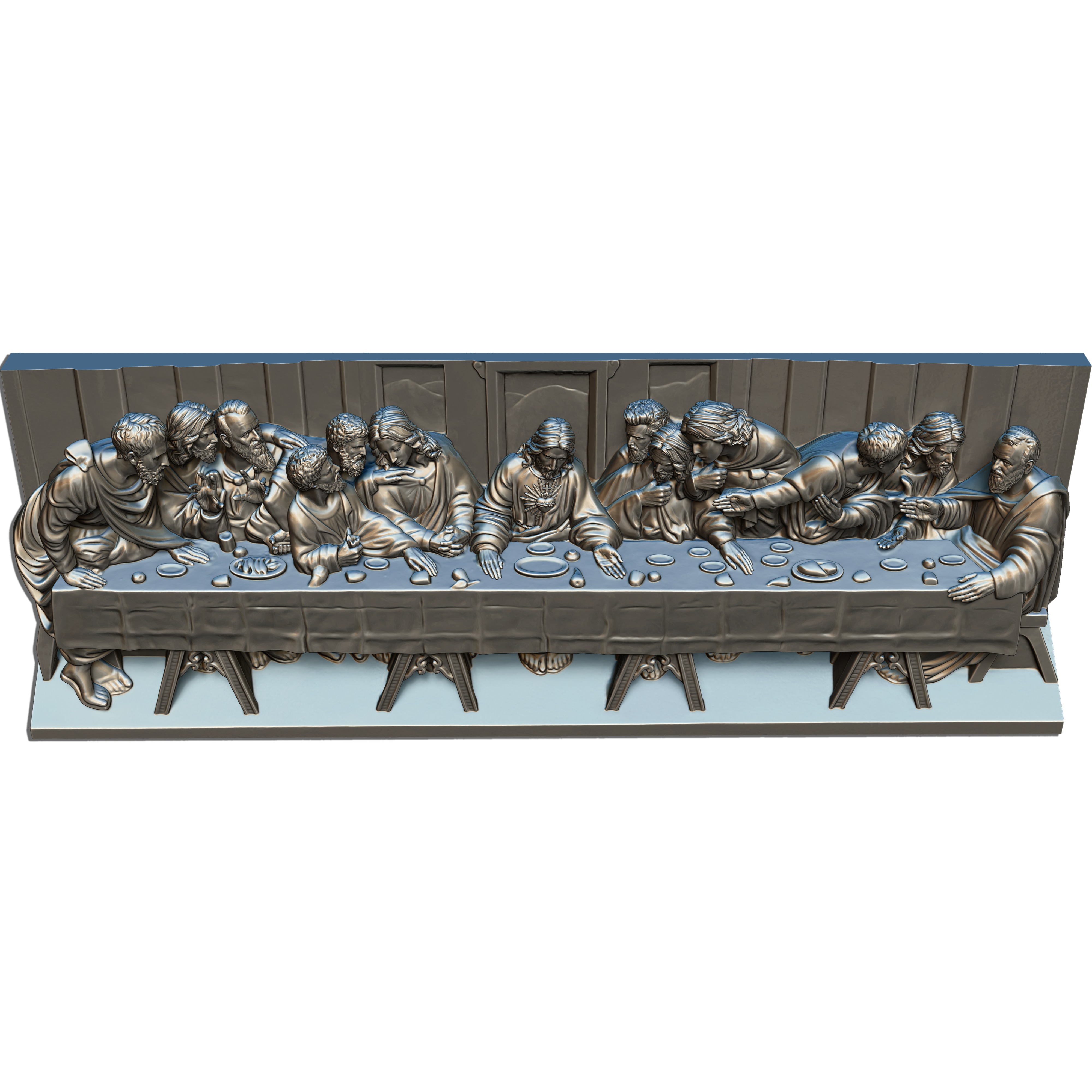 The Last Supper 3D print model_19