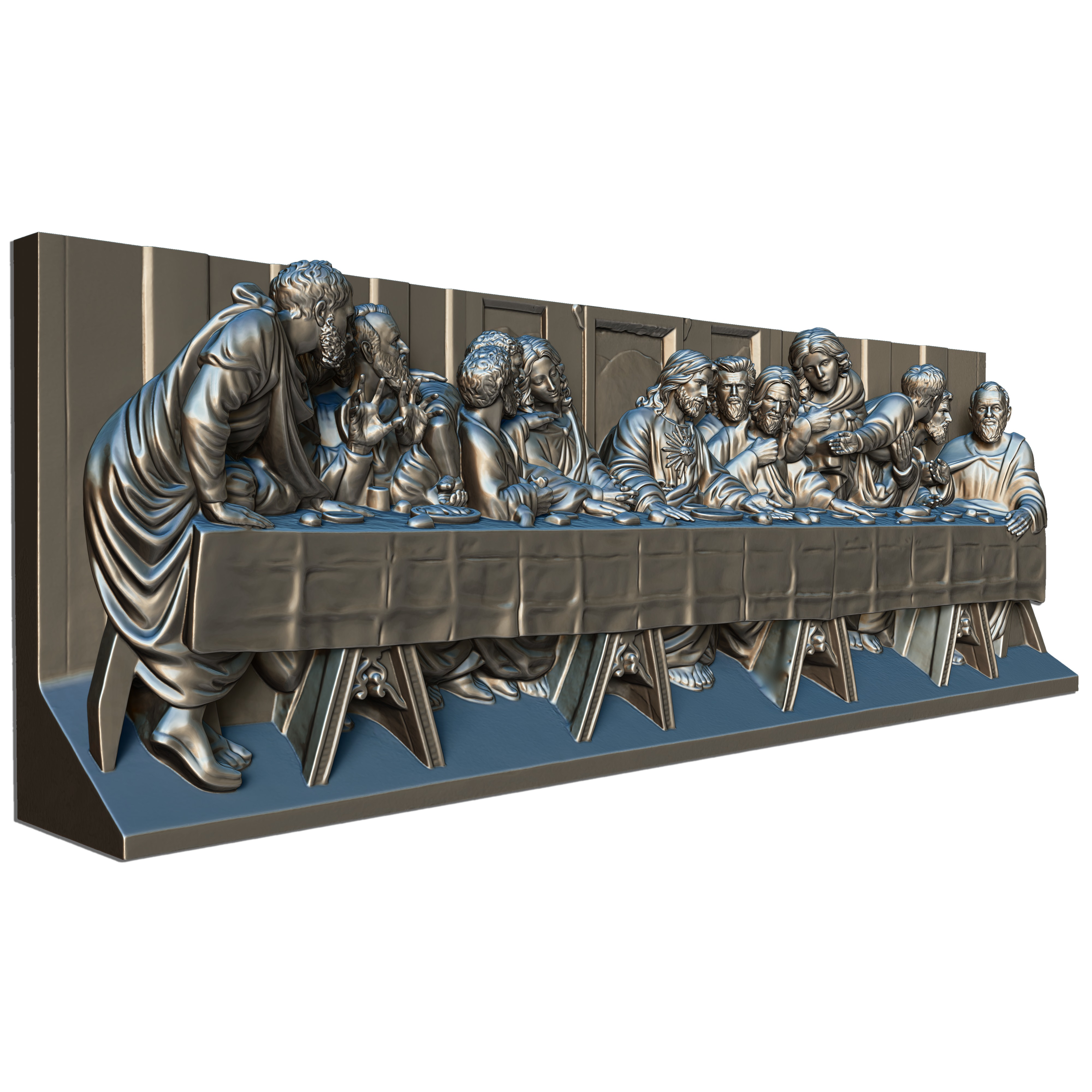 The Last Supper 3D print model_3