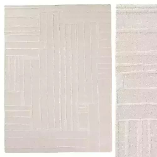 Paavai Wool Rug Cream