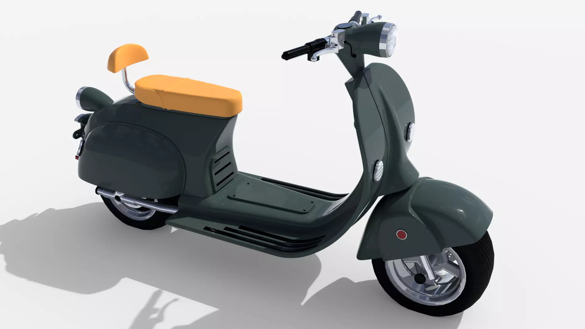 Electric scooter Free 3D model_0