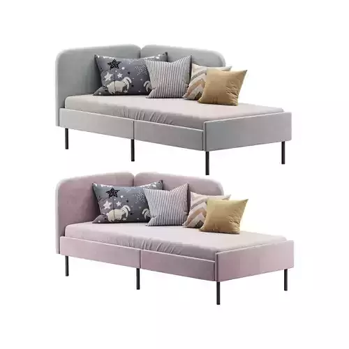 Knisa medium blue Standard Single