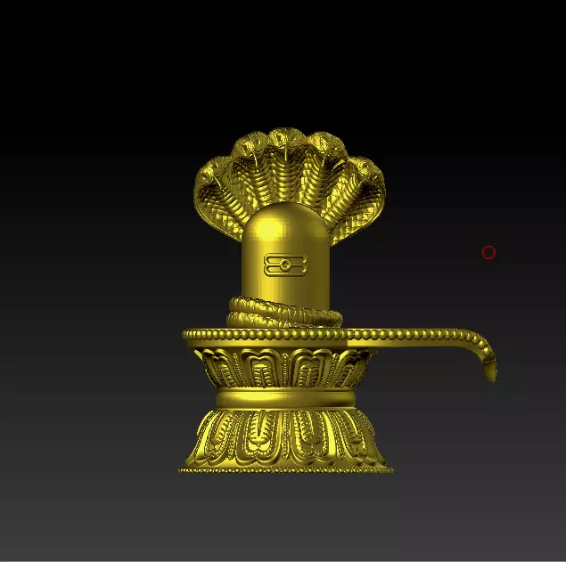 Shivling and Nag 3D print model 3D print model_0
