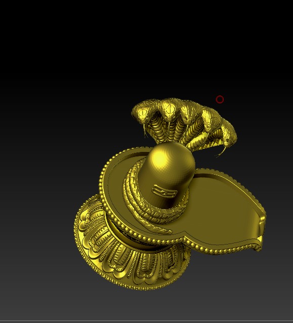Shivling and Nag 3D print model 3D print model_16