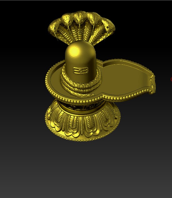 Shivling and Nag 3D print model 3D print model_12