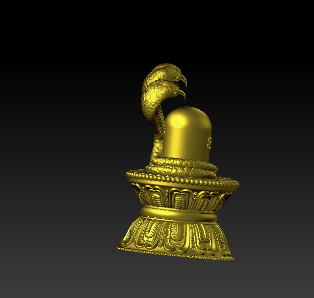 Shivling and Nag 3D print model 3D print model_6