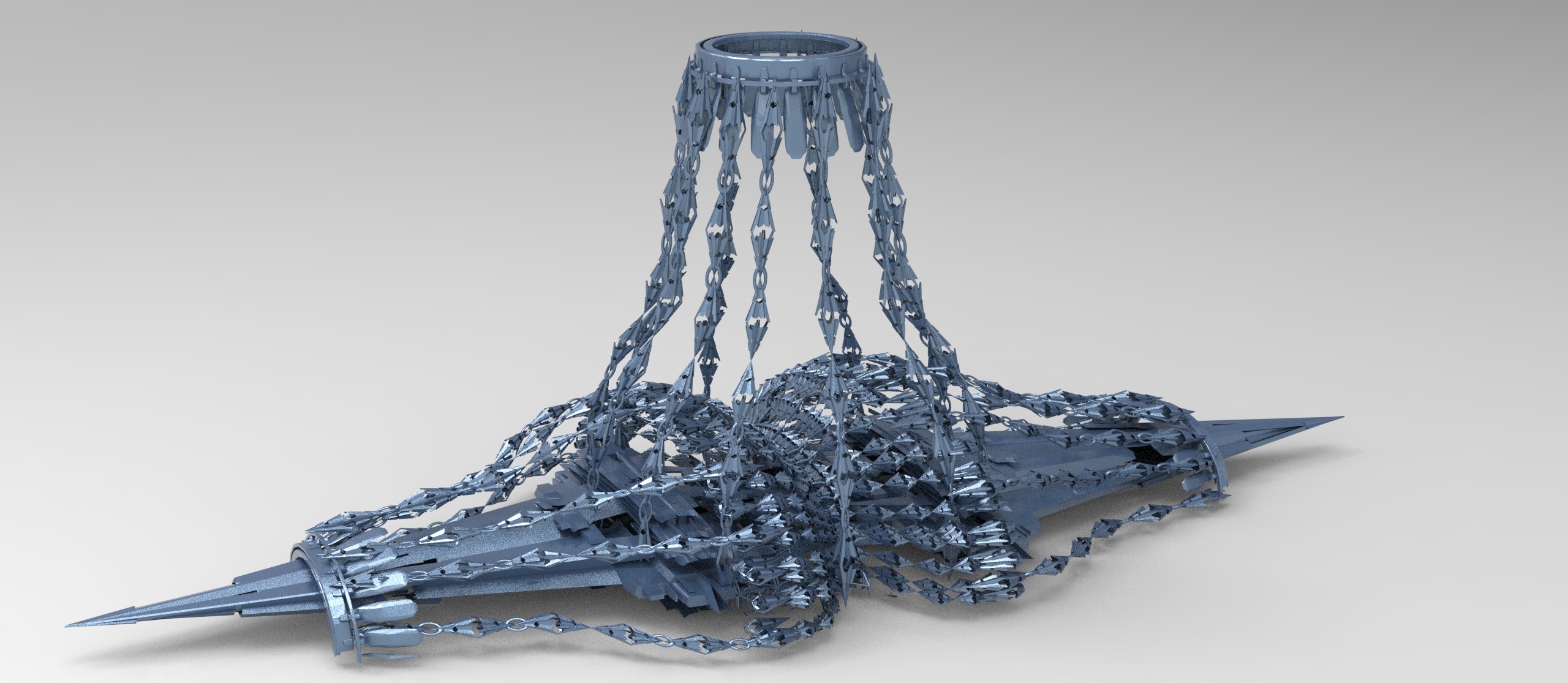 Sci fi swarm bridgeway 10 designs  3D model_9