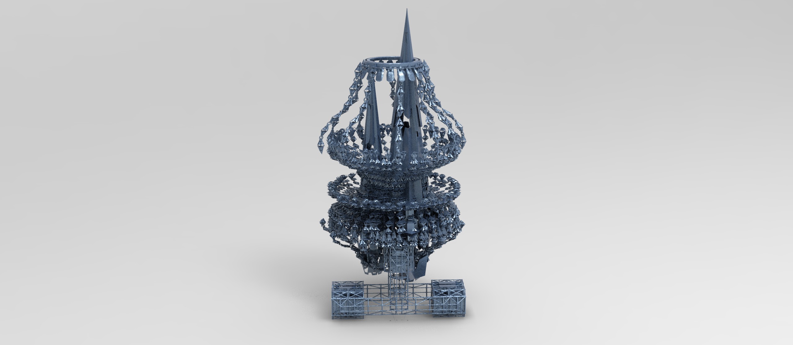 Sci fi swarm bridgeway 10 designs  3D model_10