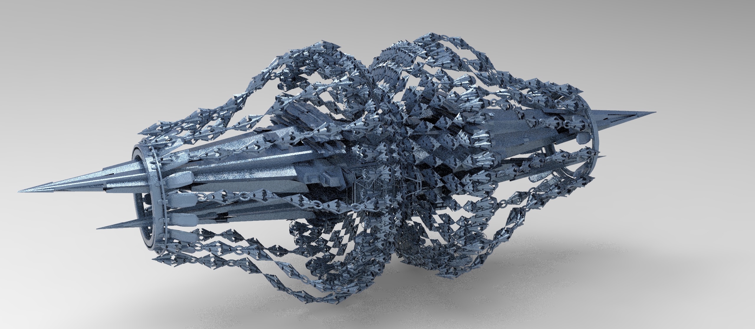 Sci fi swarm bridgeway 10 designs  3D model_11