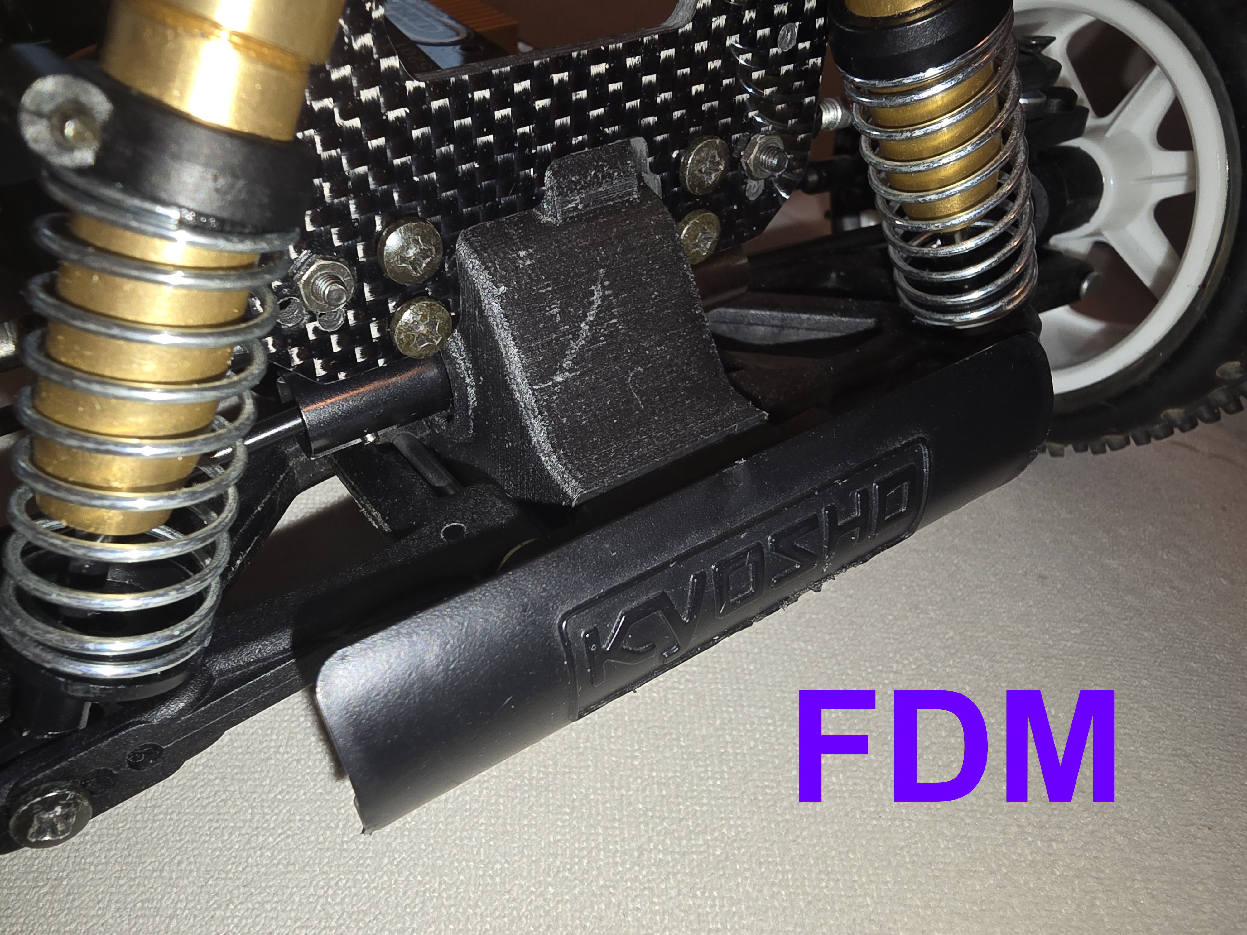 Kyosho Lazer LA32 Front Axle Box 3D print model_15