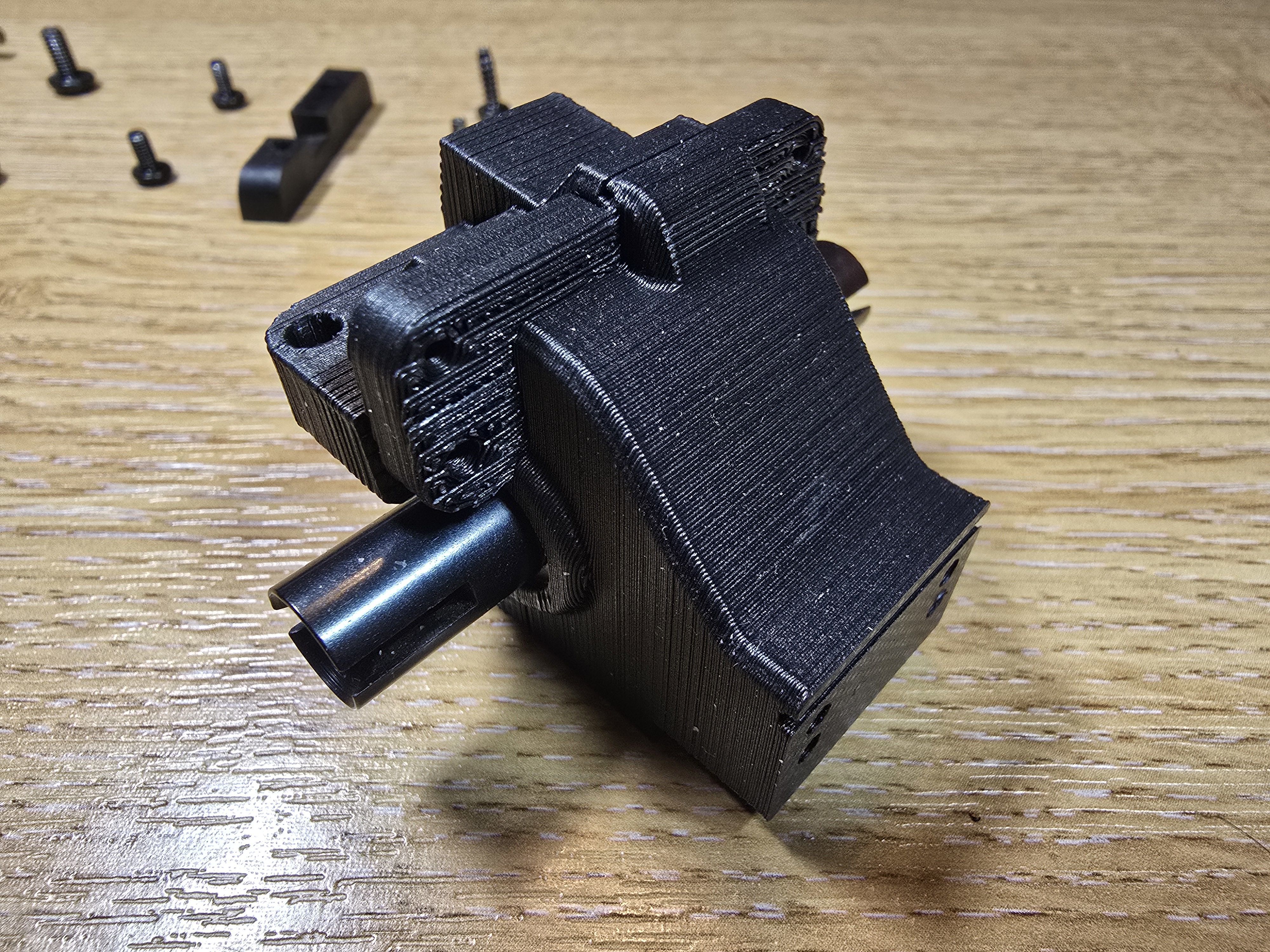 Kyosho Lazer LA32 Front Axle Box 3D print model_6