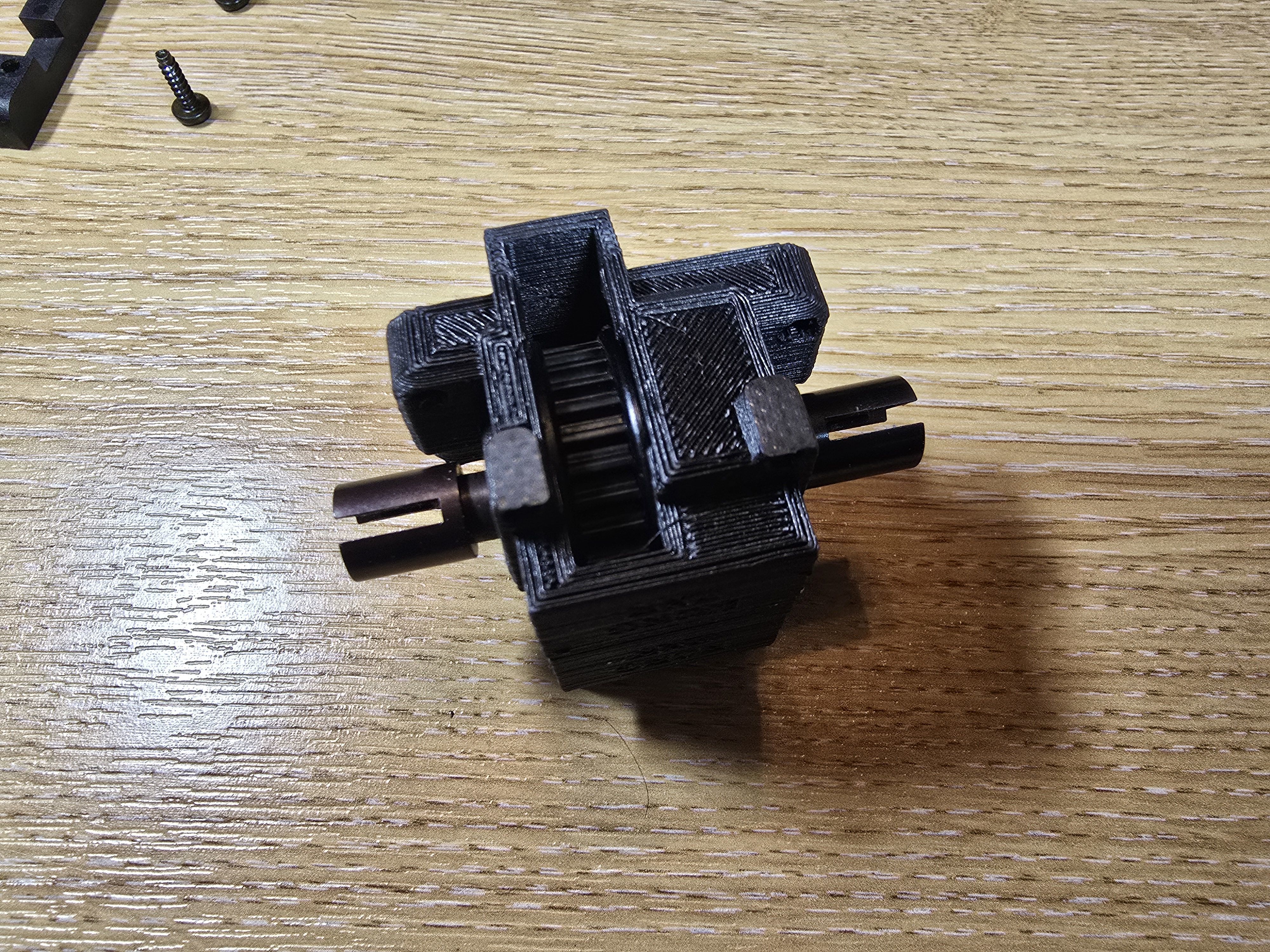 Kyosho Lazer LA32 Front Axle Box 3D print model_4
