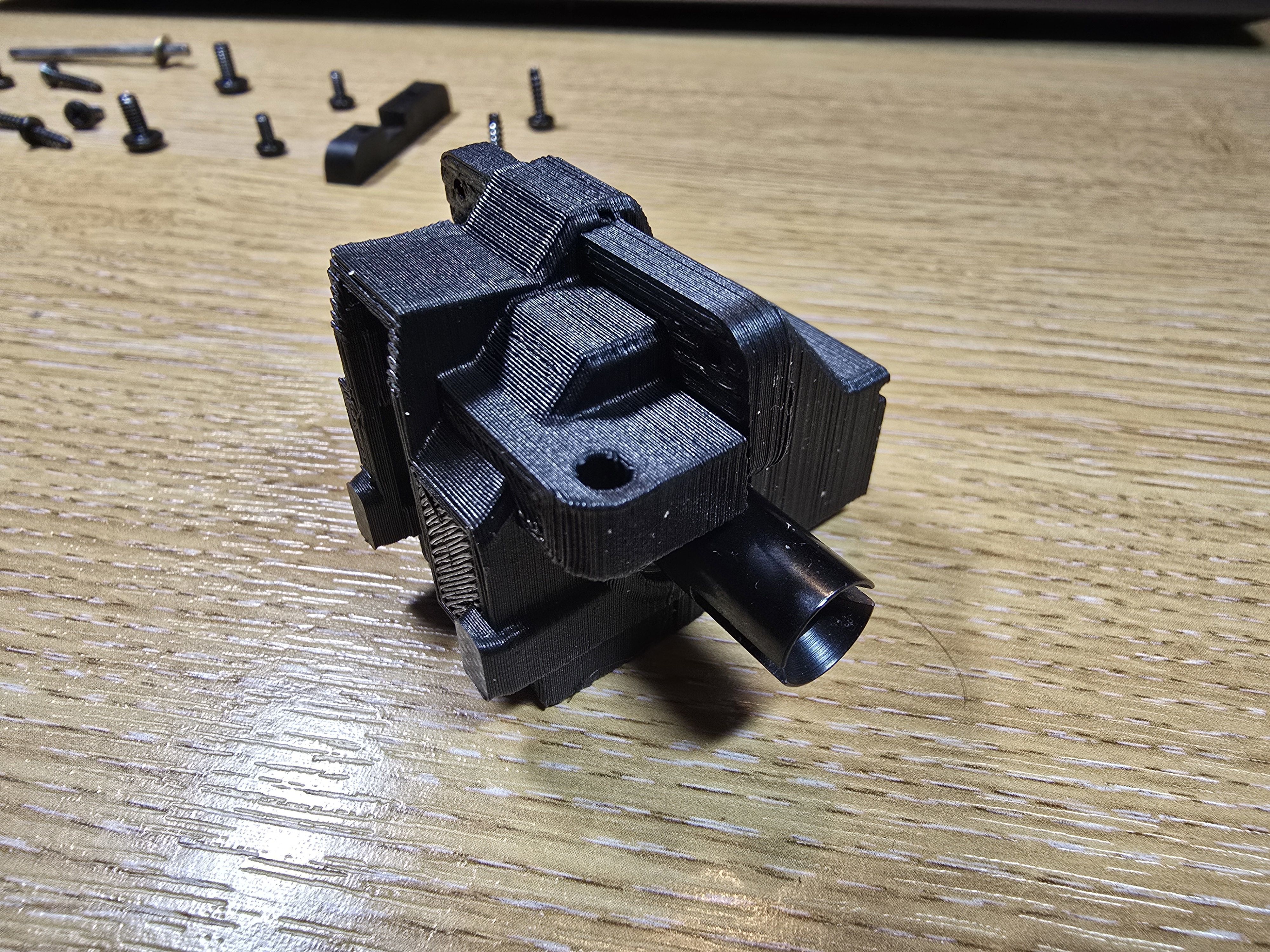 Kyosho Lazer LA32 Front Axle Box 3D print model_5