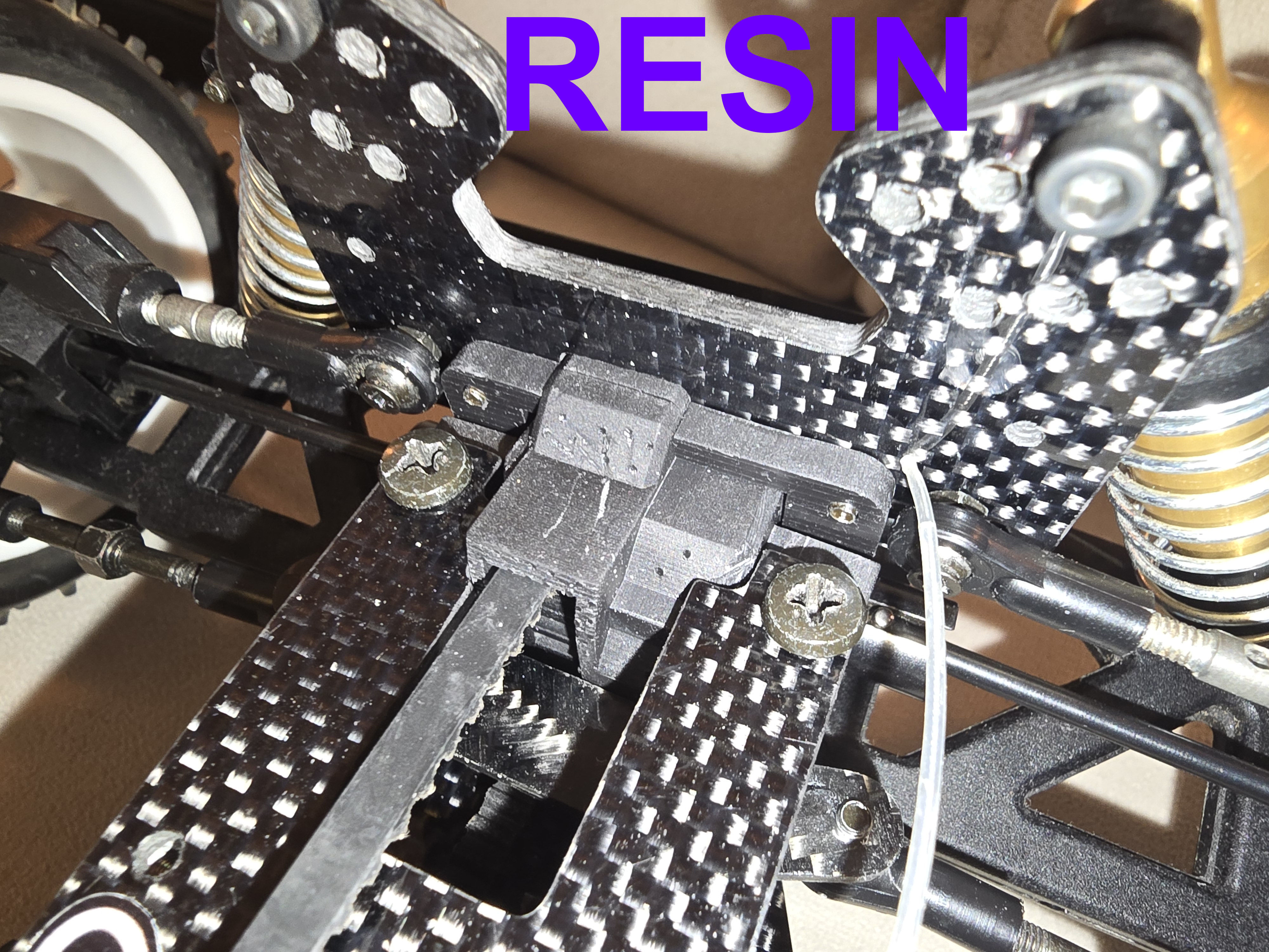 Kyosho Lazer LA32 Front Axle Box 3D print model_19