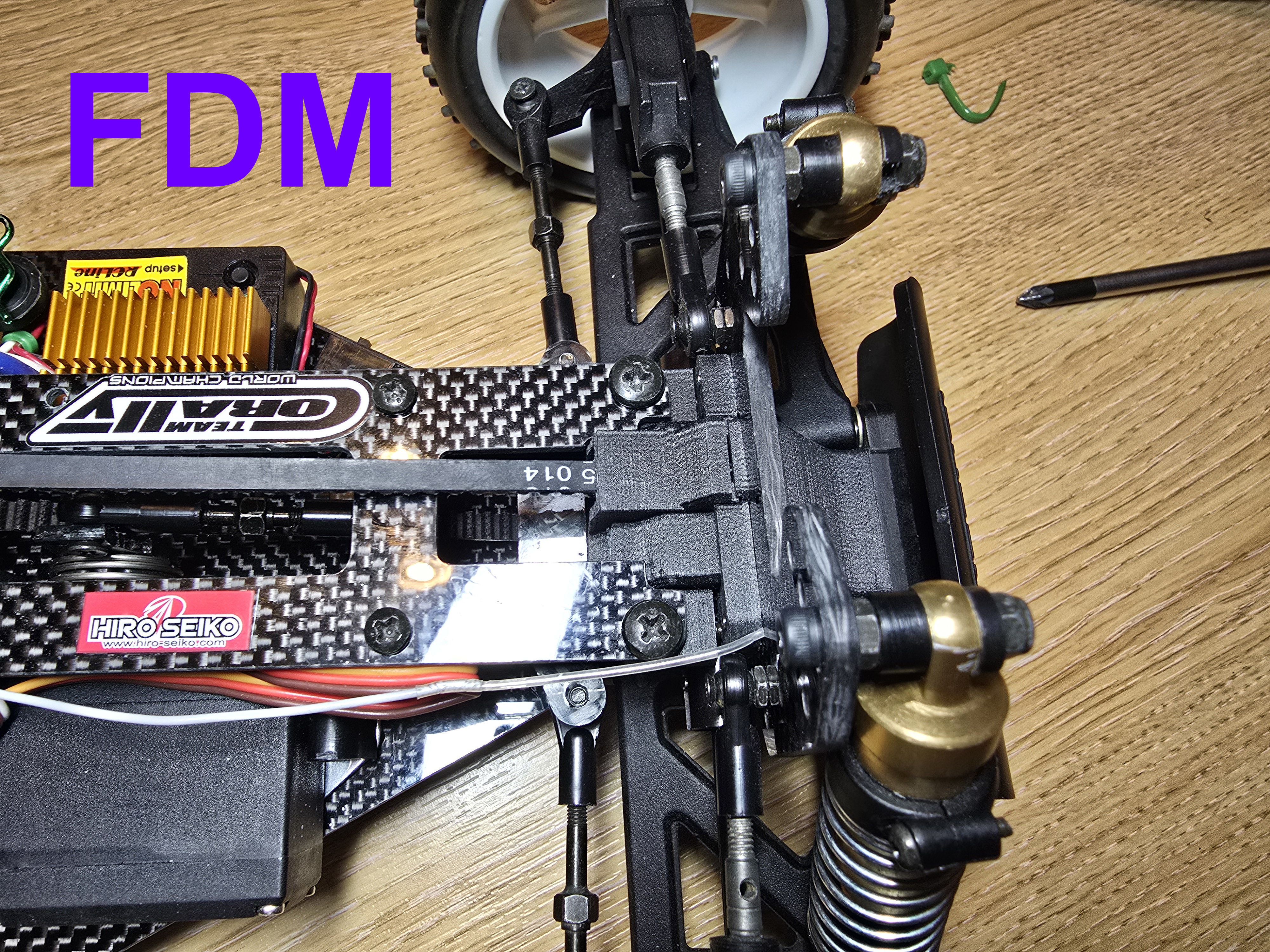 Kyosho Lazer LA32 Front Axle Box 3D print model_8