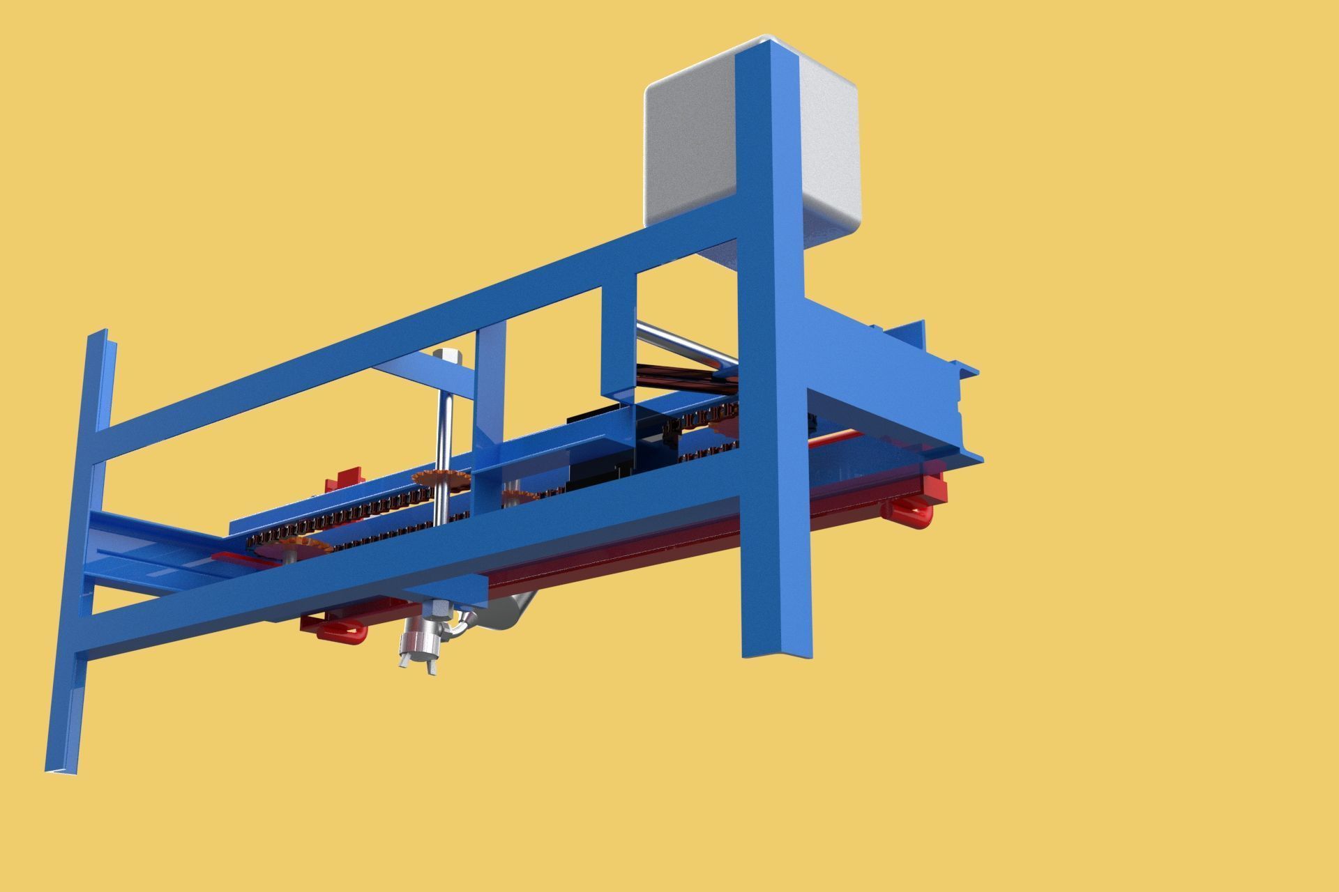 AUTOMATIC PAINT SPRAYING MACHINE SPRAYER COATING AIRBRUSH TOOL 3D model_14