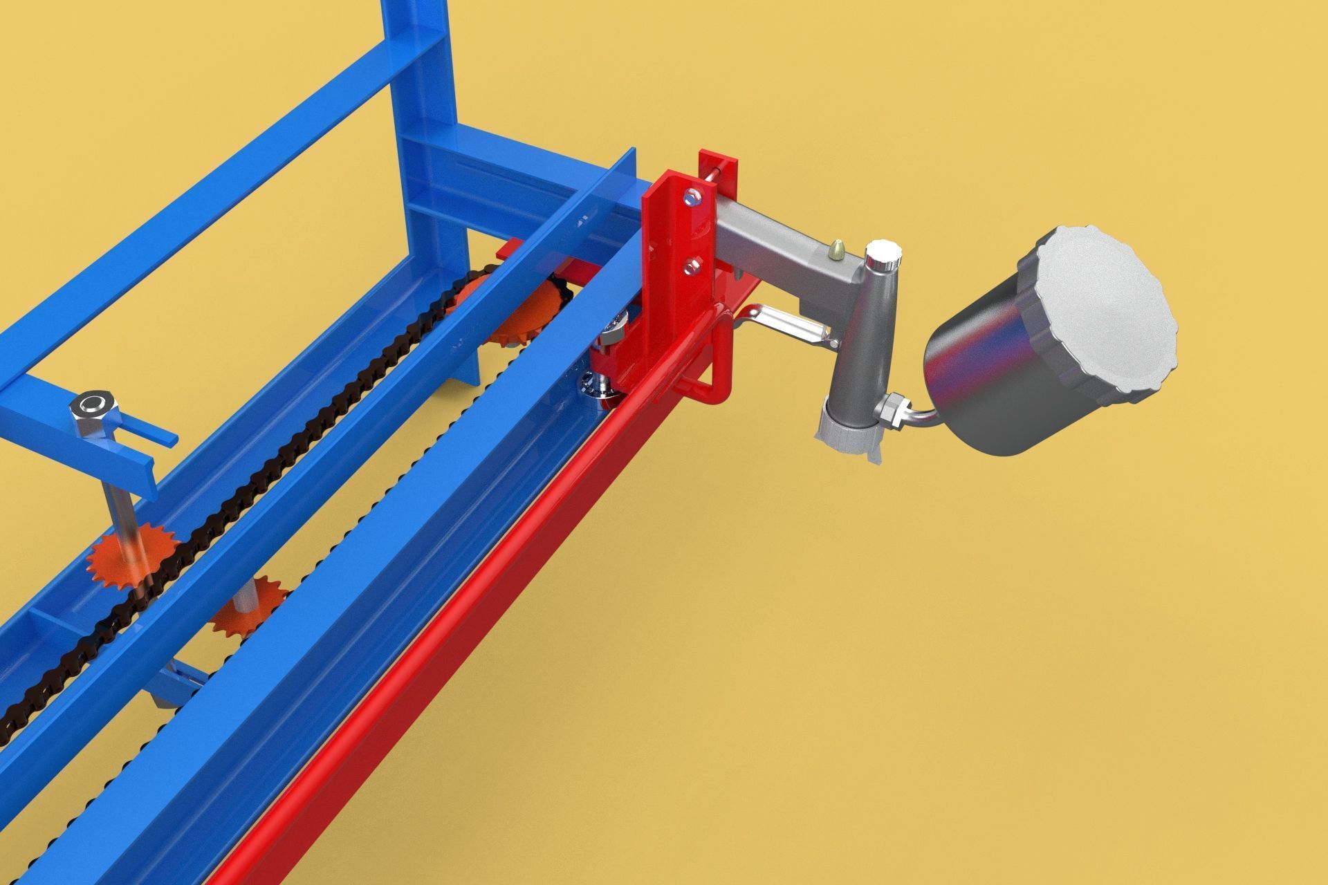 AUTOMATIC PAINT SPRAYING MACHINE SPRAYER COATING AIRBRUSH TOOL 3D model_15