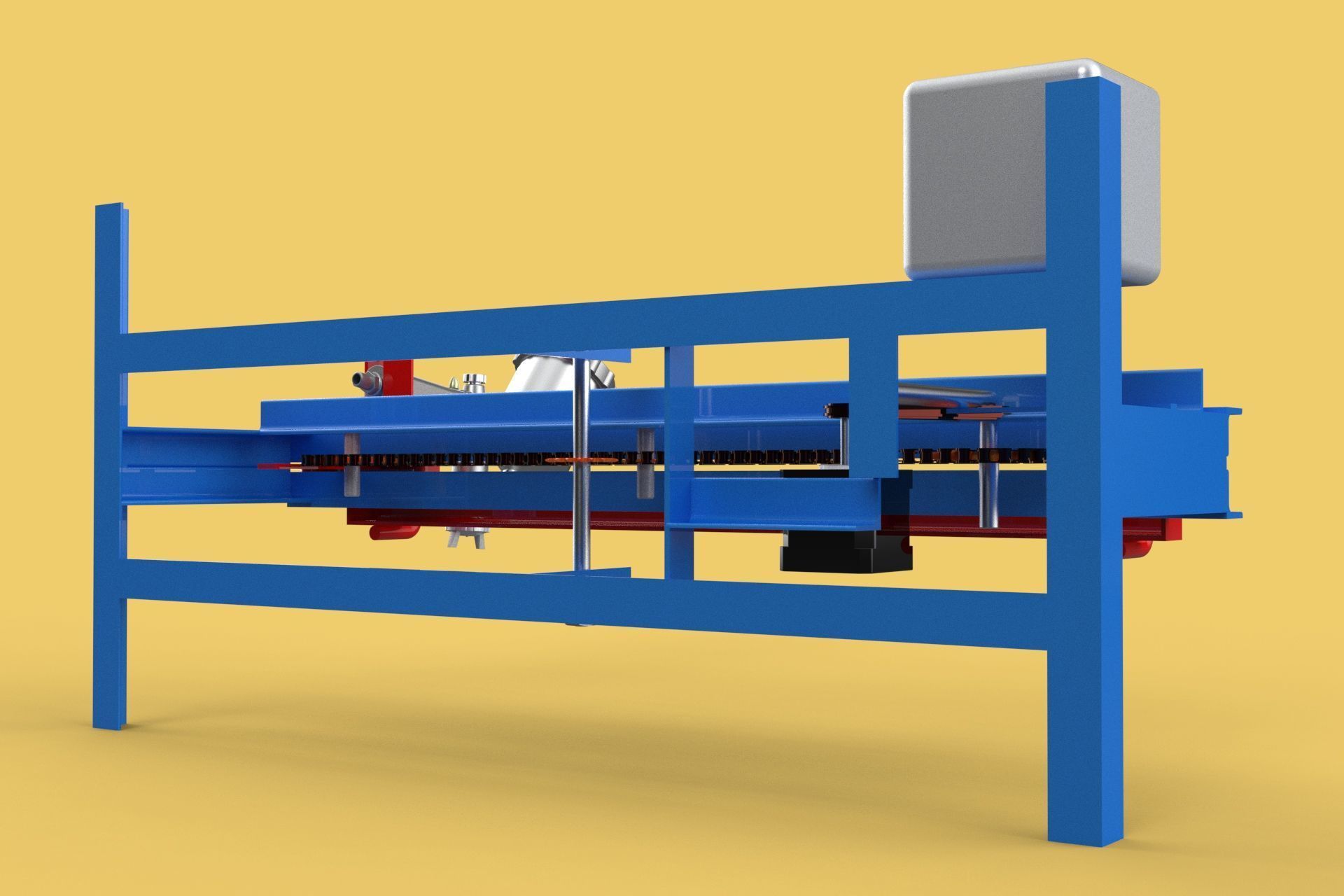 AUTOMATIC PAINT SPRAYING MACHINE SPRAYER COATING AIRBRUSH TOOL 3D model_9