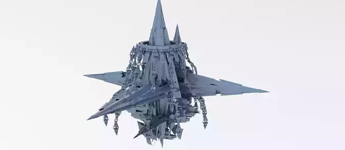 Alien planet mining station base 2