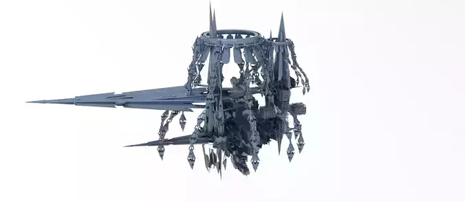 Alien planet mining station base 5 