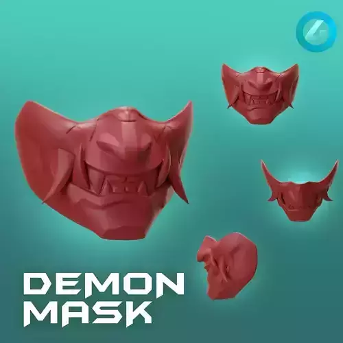 DEMONIC MASK 3D print model