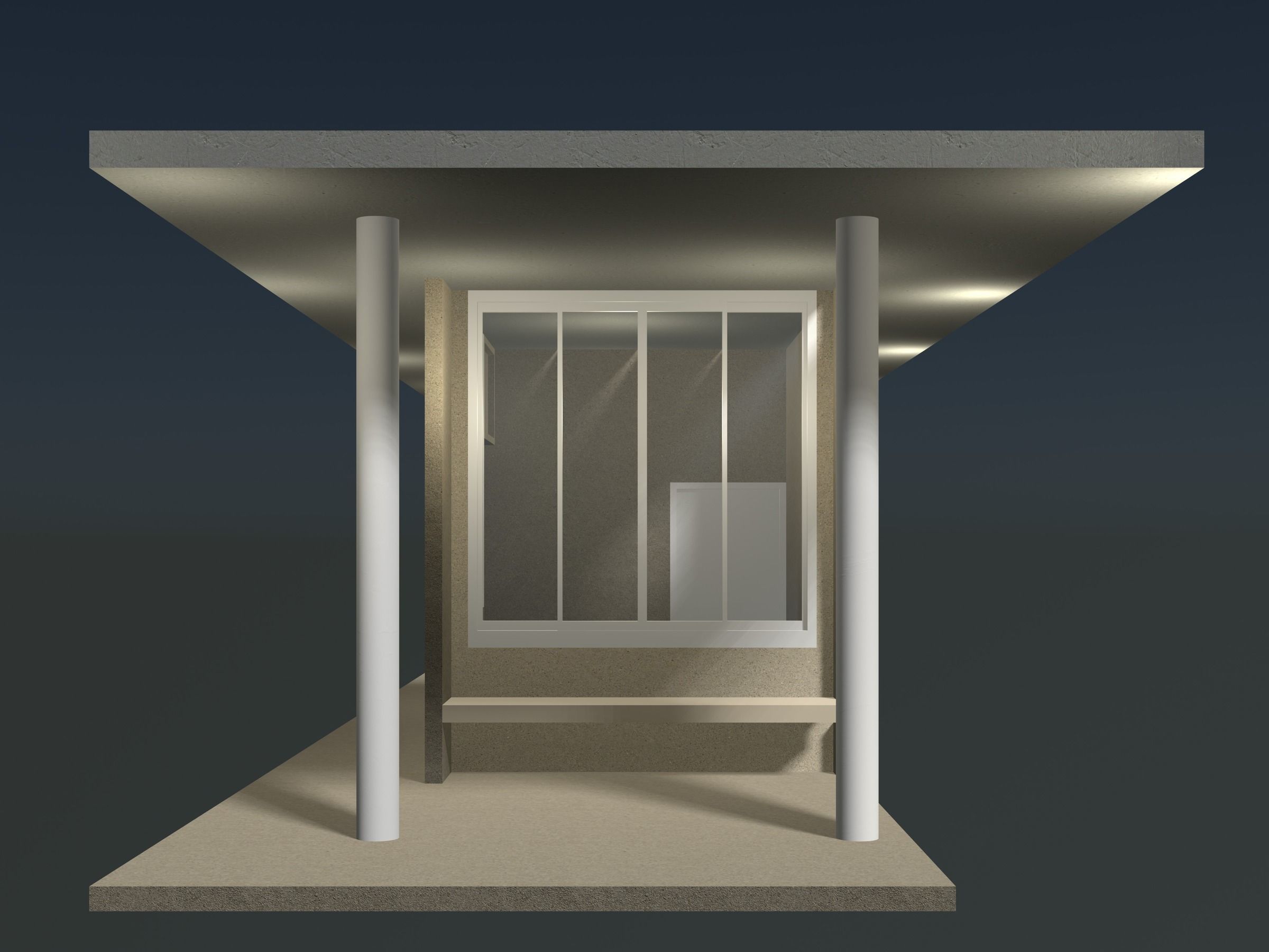 Security booth 24u11 3D model_8