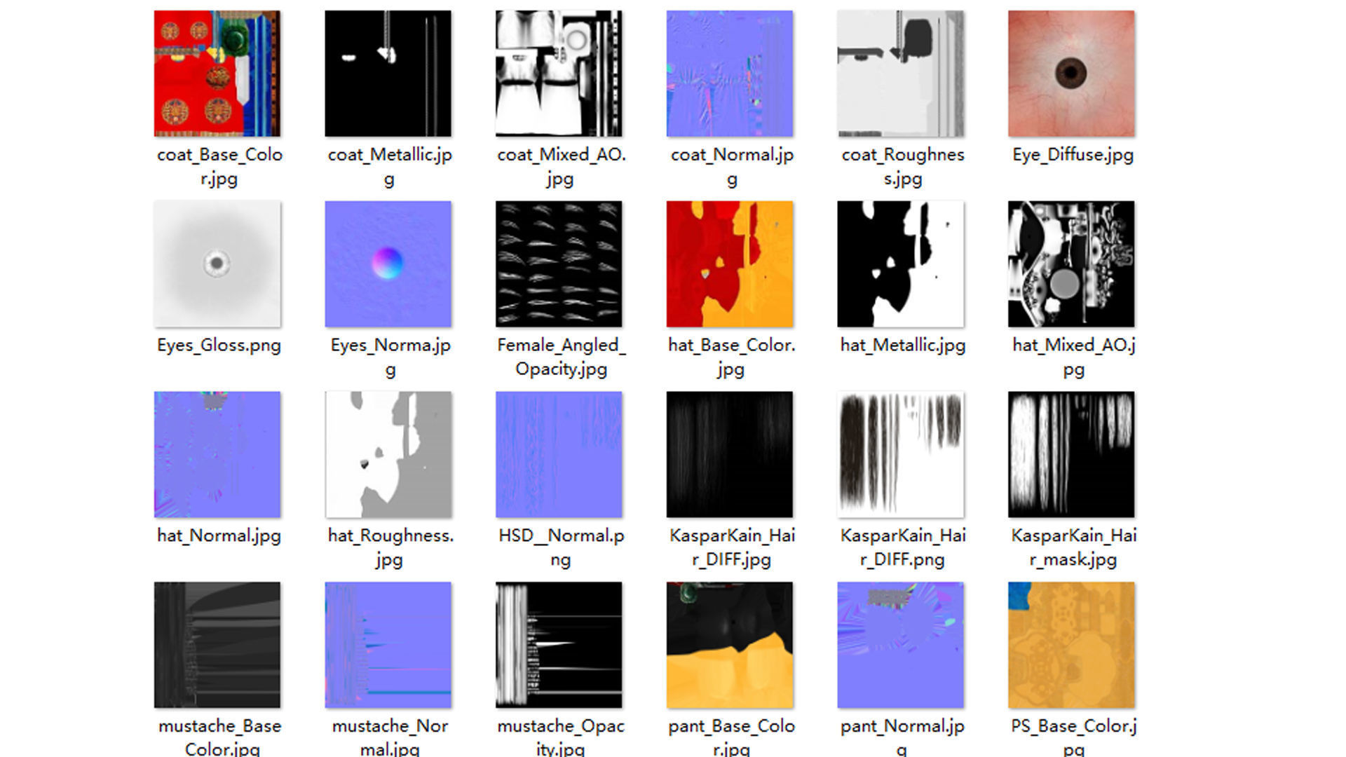 the God of Wealth Low-poly 3D model_20