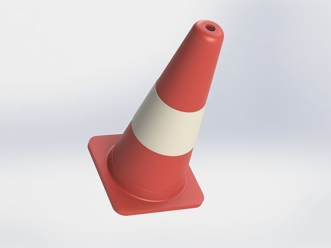 Traffic Cone Miniature Free 3D print model