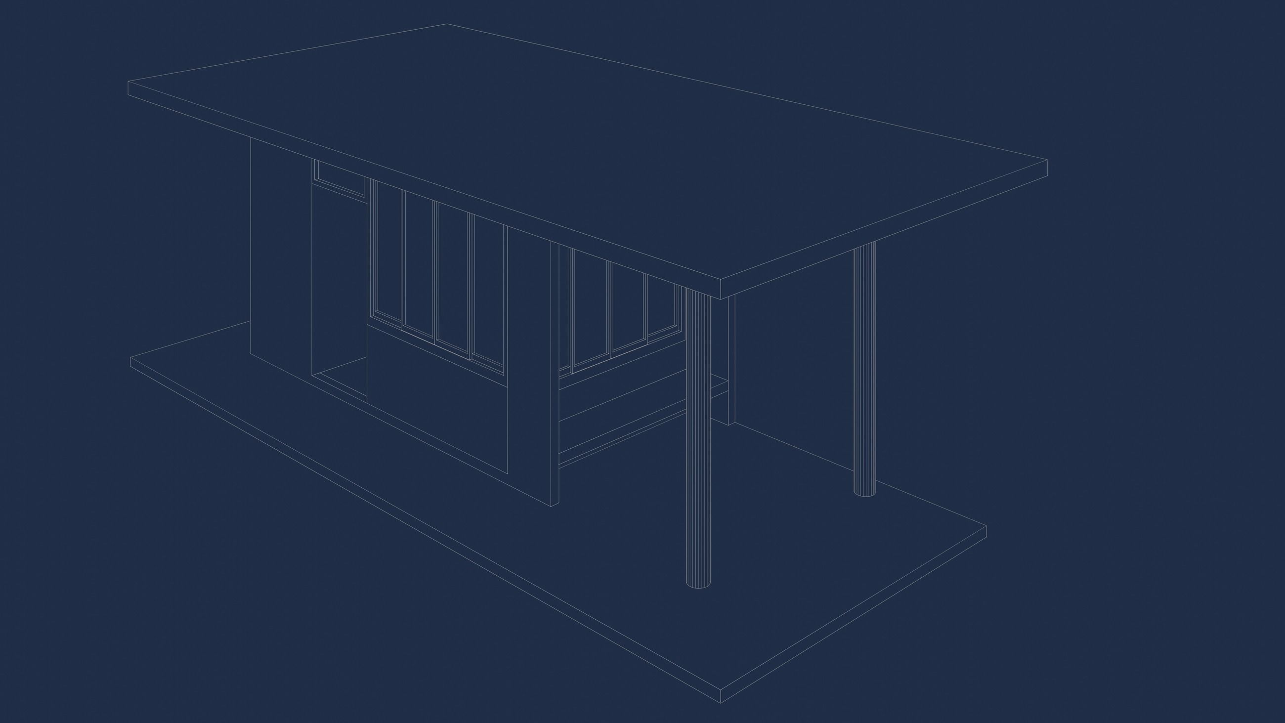 Security booth 24u12 3D model_15