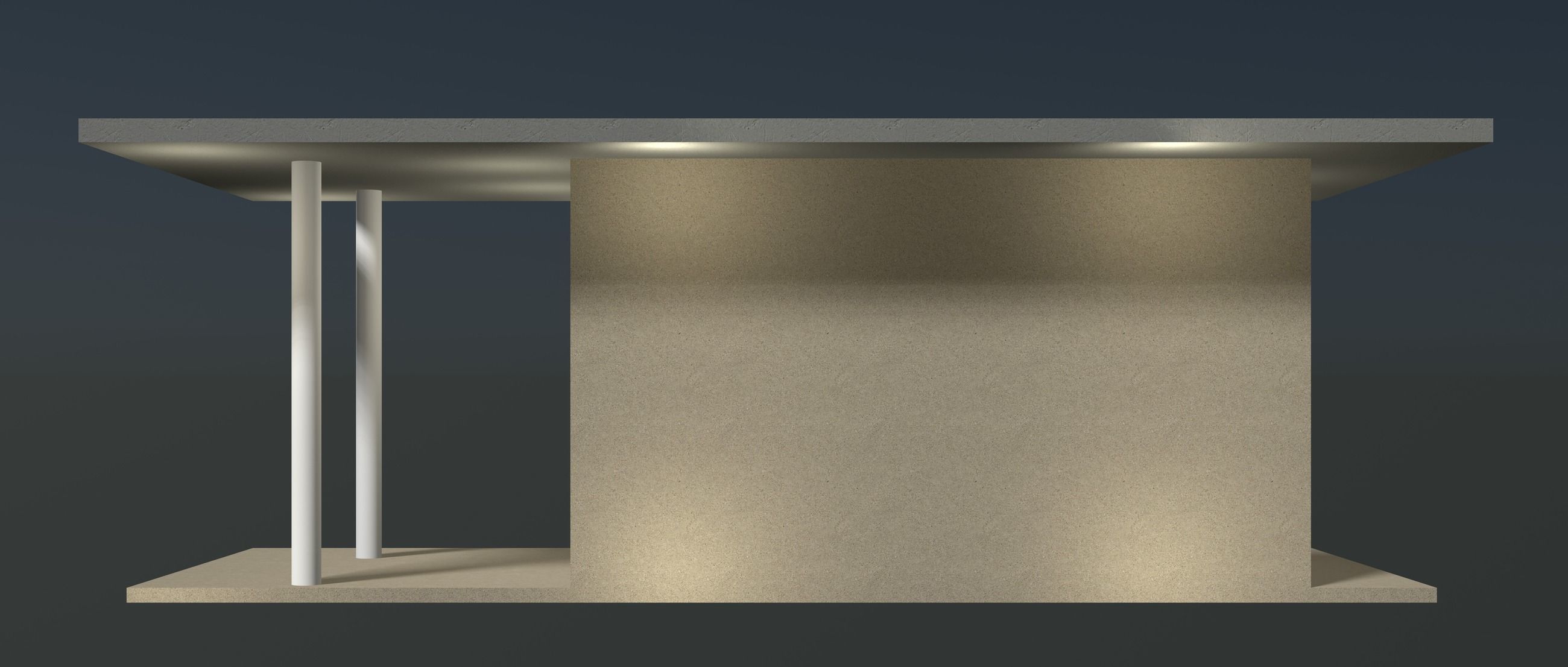 Security booth 24u12 3D model_5